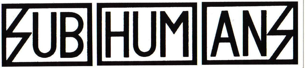 Subhumans Logo | Die Cut Vinyl Sticker Decal | Blasted Rat