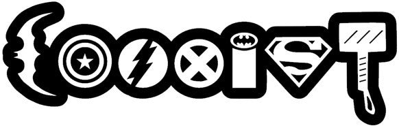 Superhero Coexist | Die Cut Vinyl Sticker Decal | Blasted Rat