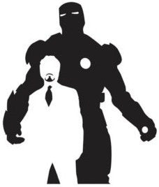 Iron Man Tony Stark | Die Cut Vinyl Sticker Decal | Blasted Rat