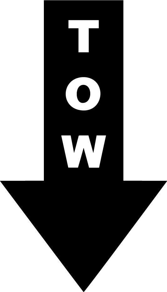 Tow Down JDM Racing | Die Cut Vinyl Sticker Decal | Blasted Rat