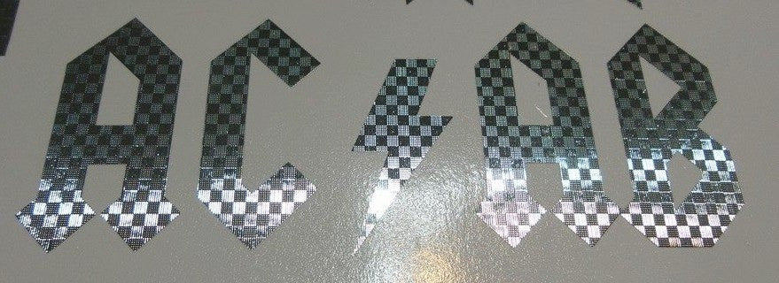 ACAB Carbon Fiber Chrome | Die Cut Vinyl Sticker Decal