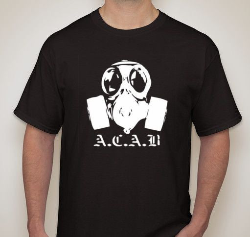 ACAB Gas Mask Riot T-shirt