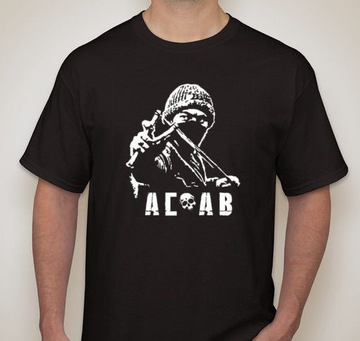 ACAB Slingshot With Skull T-shirt