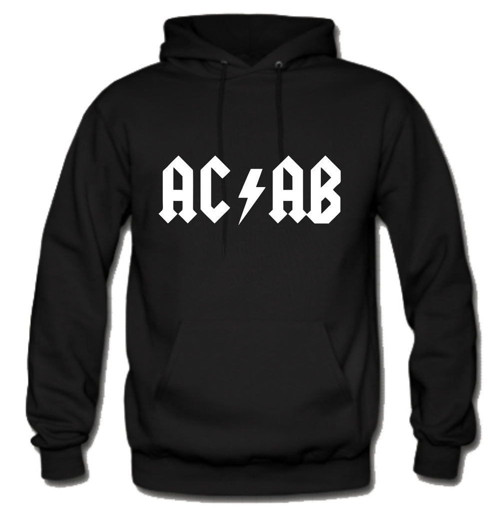 ACAB All Cops Are Bastards AC/DC Logo A.C.A.B. Hoodie