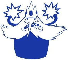 Adventure Time Ice King - Die Cut Vinyl Sticker Decal