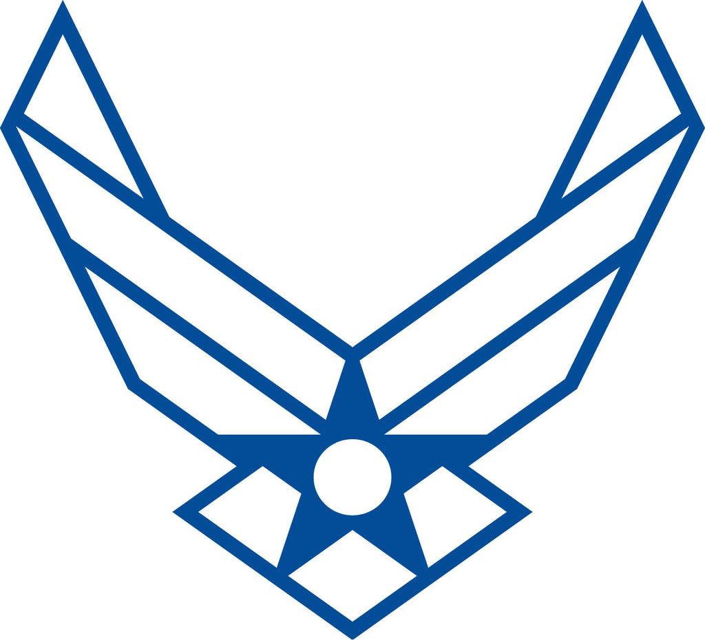 Air Force symbol - Die Cut Vinyl Sticker Decal