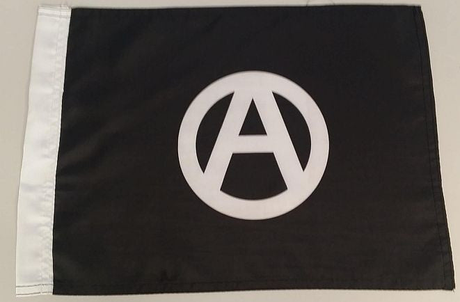 Anarchist Black 15x12" Mini Flag Anarchy