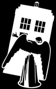 Doctor Who Angel Tardis | Die Cut Vinyl Sticker Decal | Blasted Rat