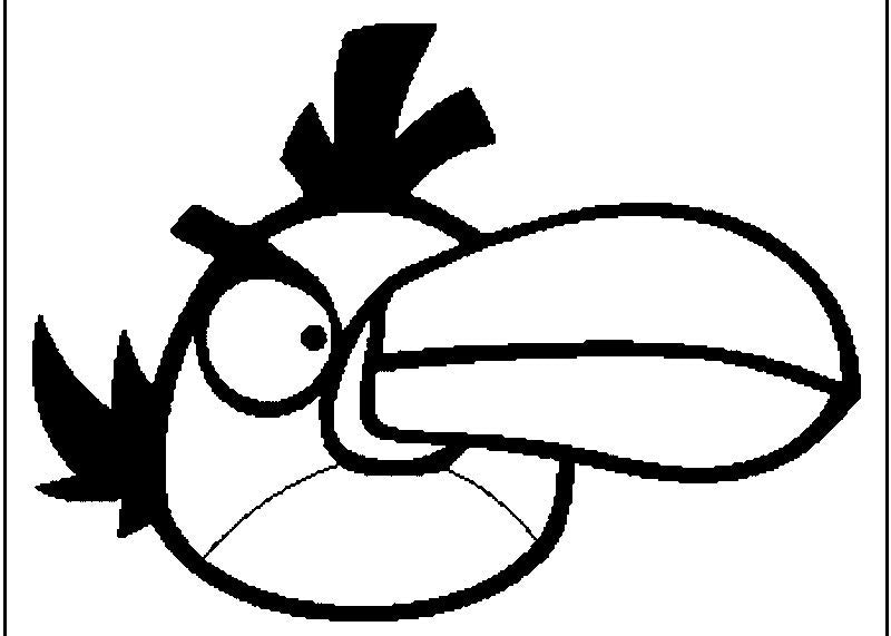 Angry Birds Green Bird | Die Cut Vinyl Sticker Decal | Blasted Rat