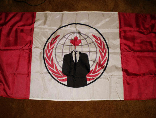 Anonymous Canada Large Flag 5x3 feet