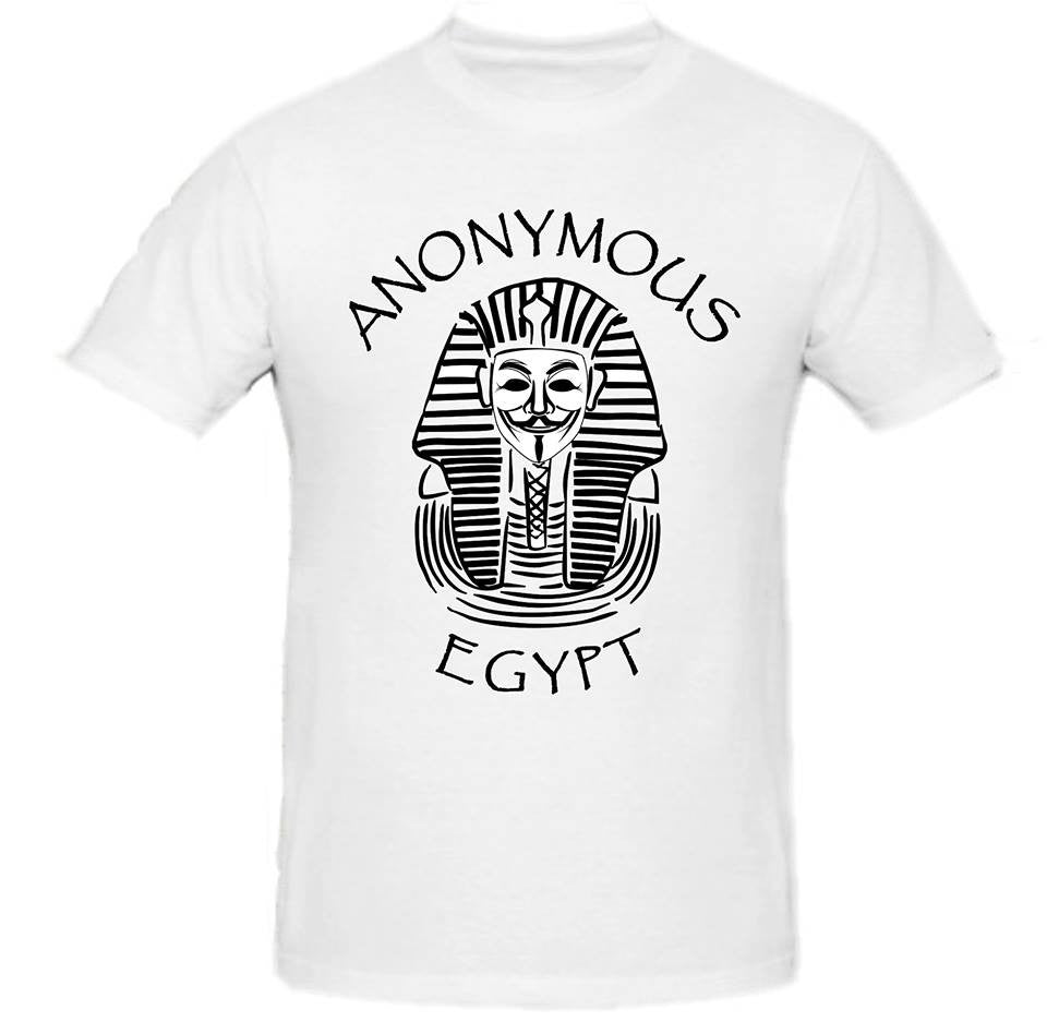 Anonymous Egypt Pharaoh T-Shirt | Black Image | Blasted Rat