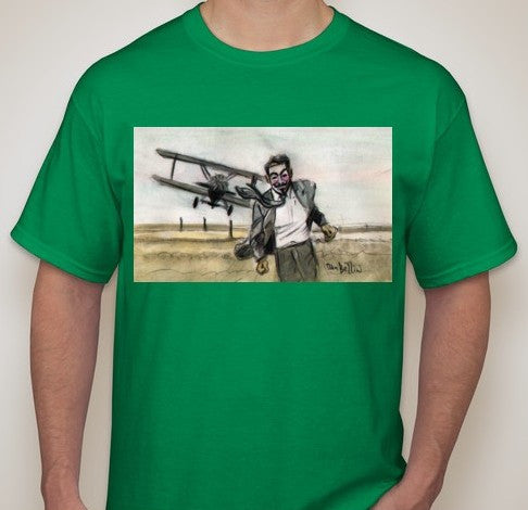 Anonymous North by Northwest T-shirt | Dan Bellini Occupy Art | Blasted Rat