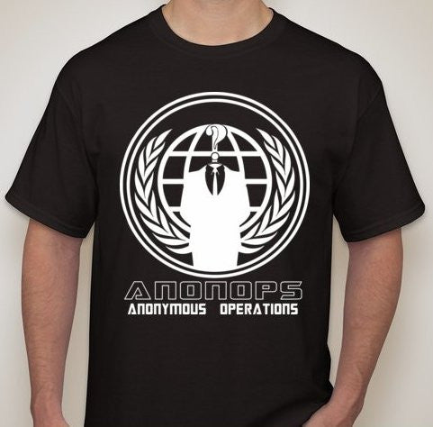Anonymous Operations White Art T-shirt