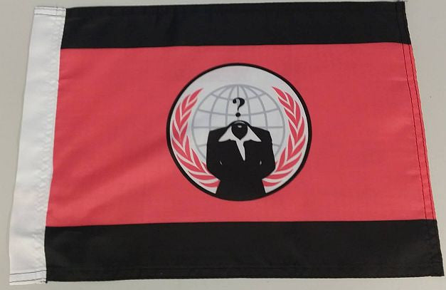Anonymiss Anonymous Crest 15x12" Mini Flag