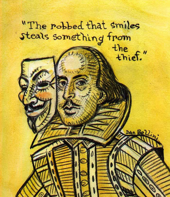 Anonymous Shakespeare | Dan Bellini Occupy Art Print | Blasted Rat