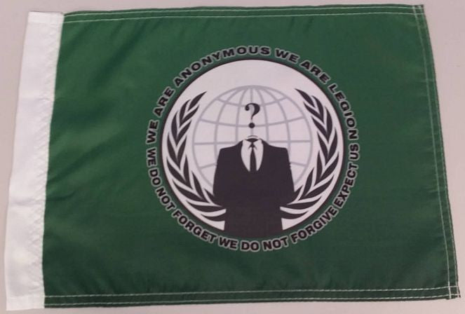 Anonymous Crest Credo 15x12" Mini Flag