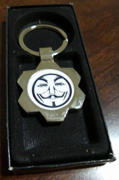 Anonymous Guy Fawkes Keychain