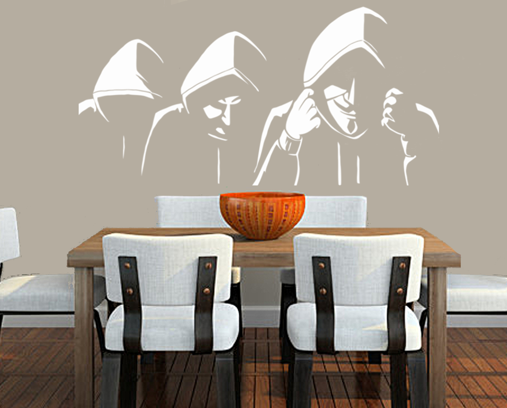 Anonymous In Hoodies 23" Die Cut Vinyl Wall Decal Sticker