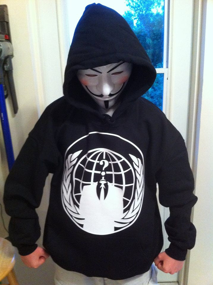 Anonymous Logo Hoodie | Blasted Rat