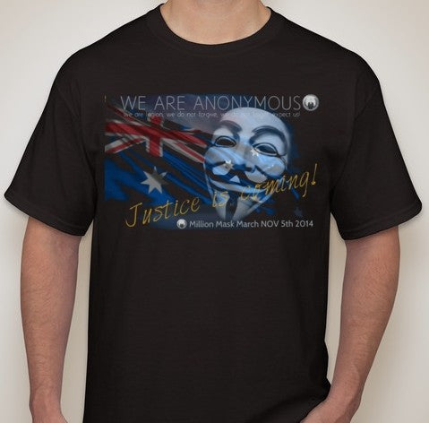 Anonymous MMM Australia T-shirt 