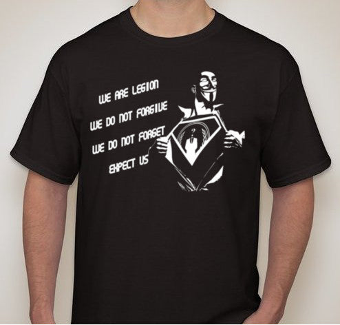 Anonymous Superman T-shirt | Blasted Rat