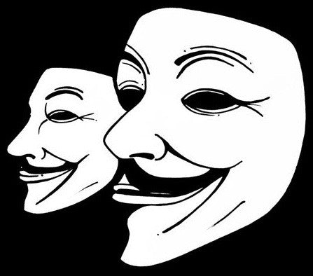 Anonymous Guy Fawkes Masks Die Cut Vinyl Sticker Decal
