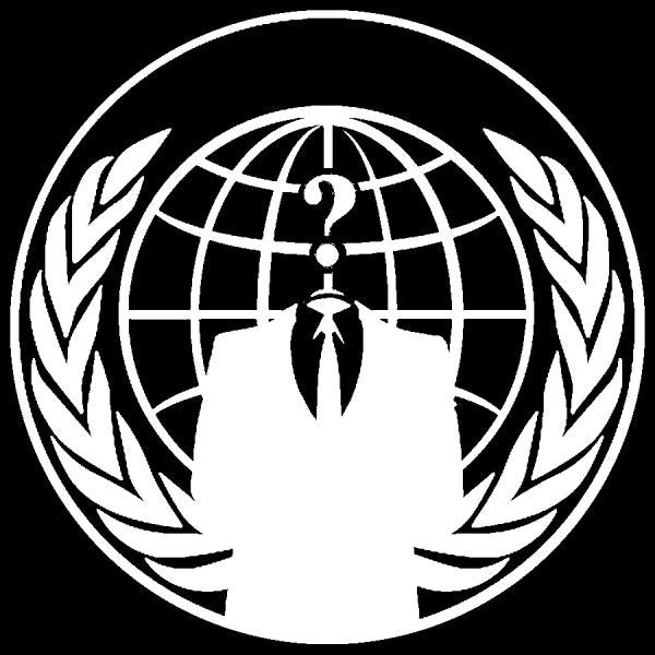Anonymous Crest Die Cut Vinyl Sticker Decal