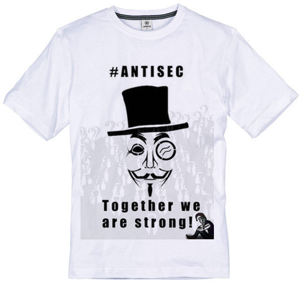 Anonymous #AntiSec Together We Are Strong T-shirt | Blasted Rat