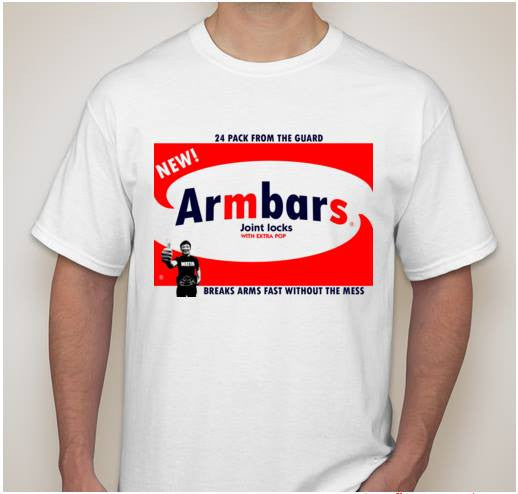 Armbars MMA Fun T-shirt Breaks Arms Fast Without The Mess | Blasted Rat
