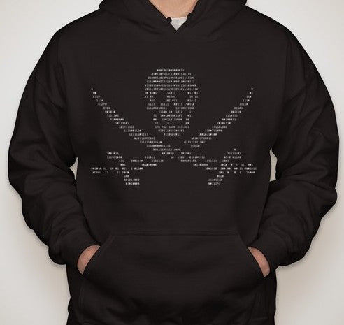 Anonymous Ascii Pirate Hoodie | Blasted Rat