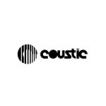 Coustic Logo Car Audio JDM Racing | Die Cut Vinyl Sticker Decal | Blasted Rat