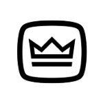 Crown Logo Car Audio JDM Racing | Die Cut Vinyl Sticker Decal | Blasted Rat