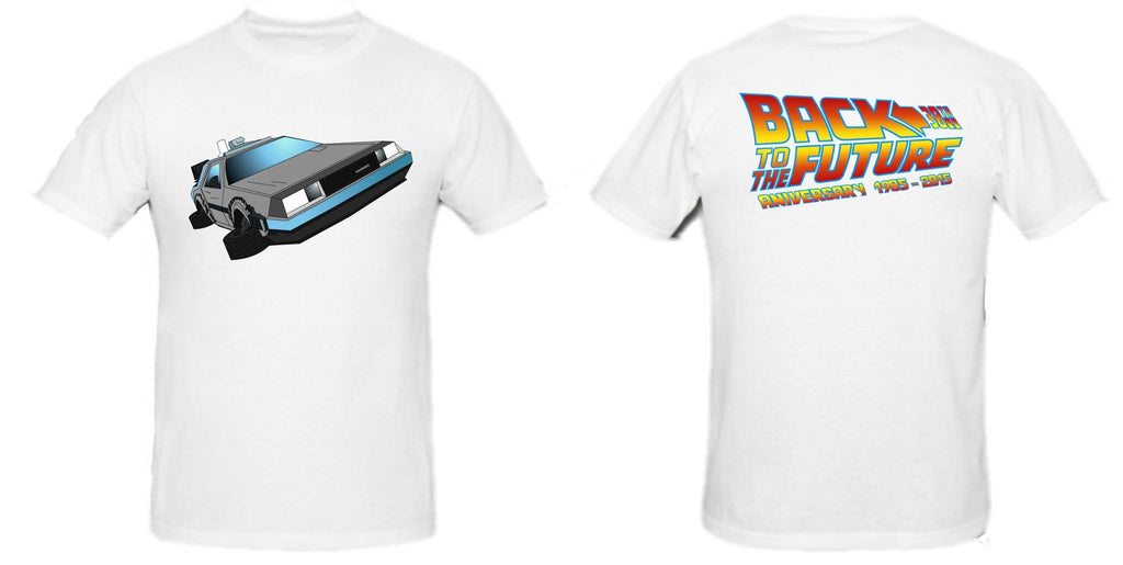 Back To The Future Movie 1985 2015 Anniversary T-shirt  | Blasted Rat