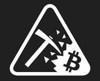 Bitcoin Miner Logo | Die Cut Vinyl Sticker Decal | Blasted Rat
