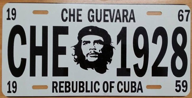 Che Guevara Republic Of Cuba1928 Vanity License Plate