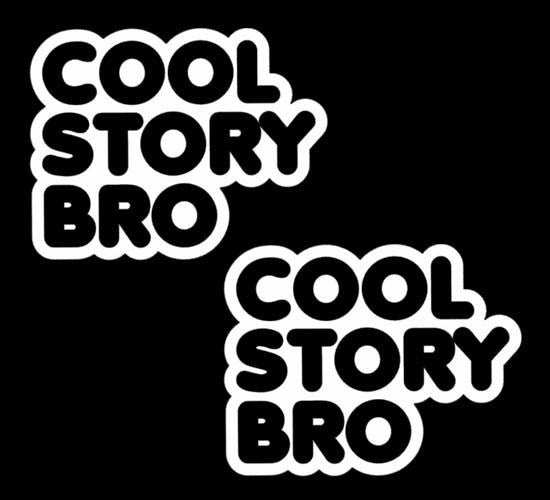 2 of Cool Story Bro JDM Racing | Die Cut Vinyl Sticker Decal | Blasted Rat