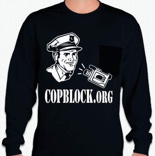 CopBlock Camera URL Long Sleeve T-shirt