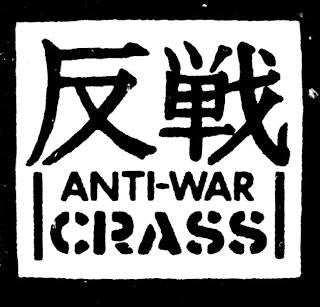 Crass Anti War | Die Cut Vinyl Sticker Decal | Blasted Rat