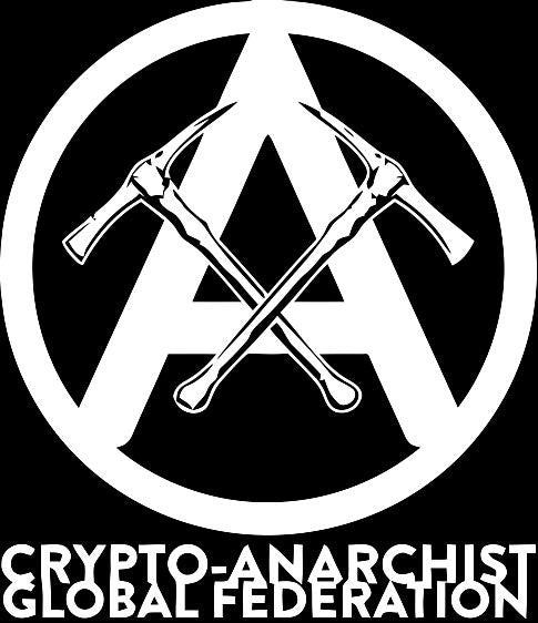Crypto-Anarchist Global Federation | Die Cut Vinyl Sticker Decal
