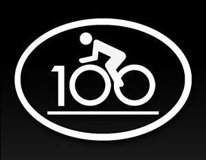 Cycling 100 | Die Cut Vinyl Sticker Decal Sticker | Blasted Rat