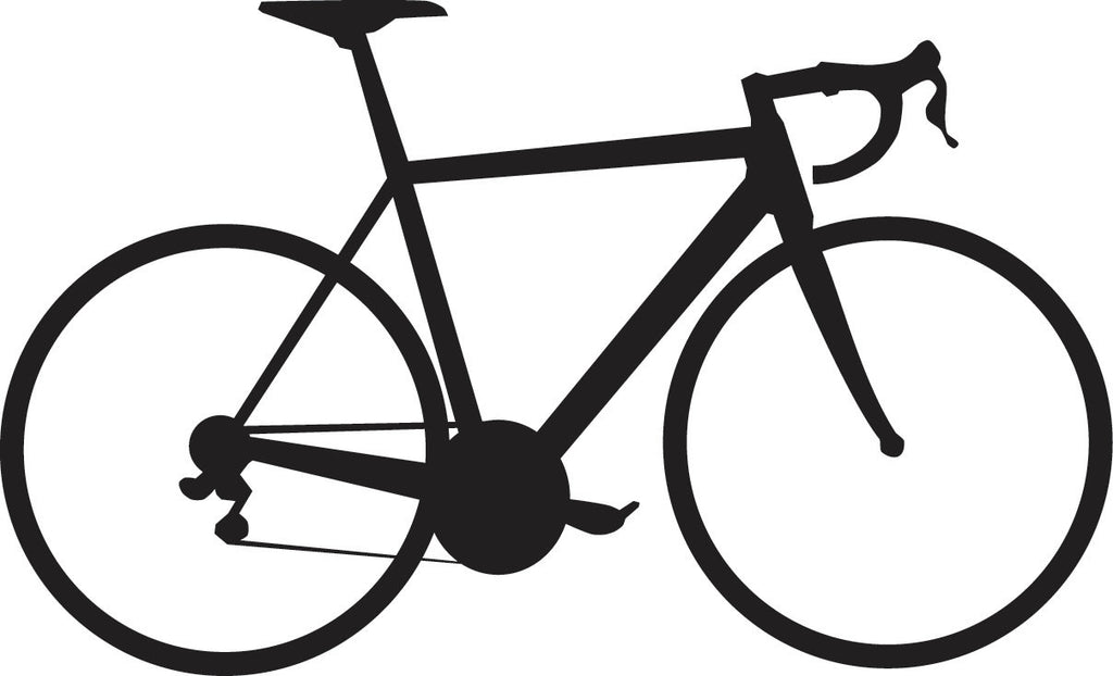 Road Bike Logo 2 | Die Cut Vinyl Sticker Decal Sticker | Blasted Rat