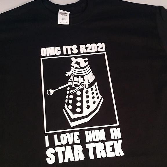 Dalek Doctor Who R2D2 Star Wars Star Trek Funny T-shirt  | Blasted Rat