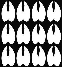 Deer tracks - Die Cut Vinyl Sticker Decal