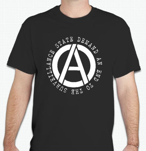 The Fifth Column Demand An End To The Surveillance State T-shirt