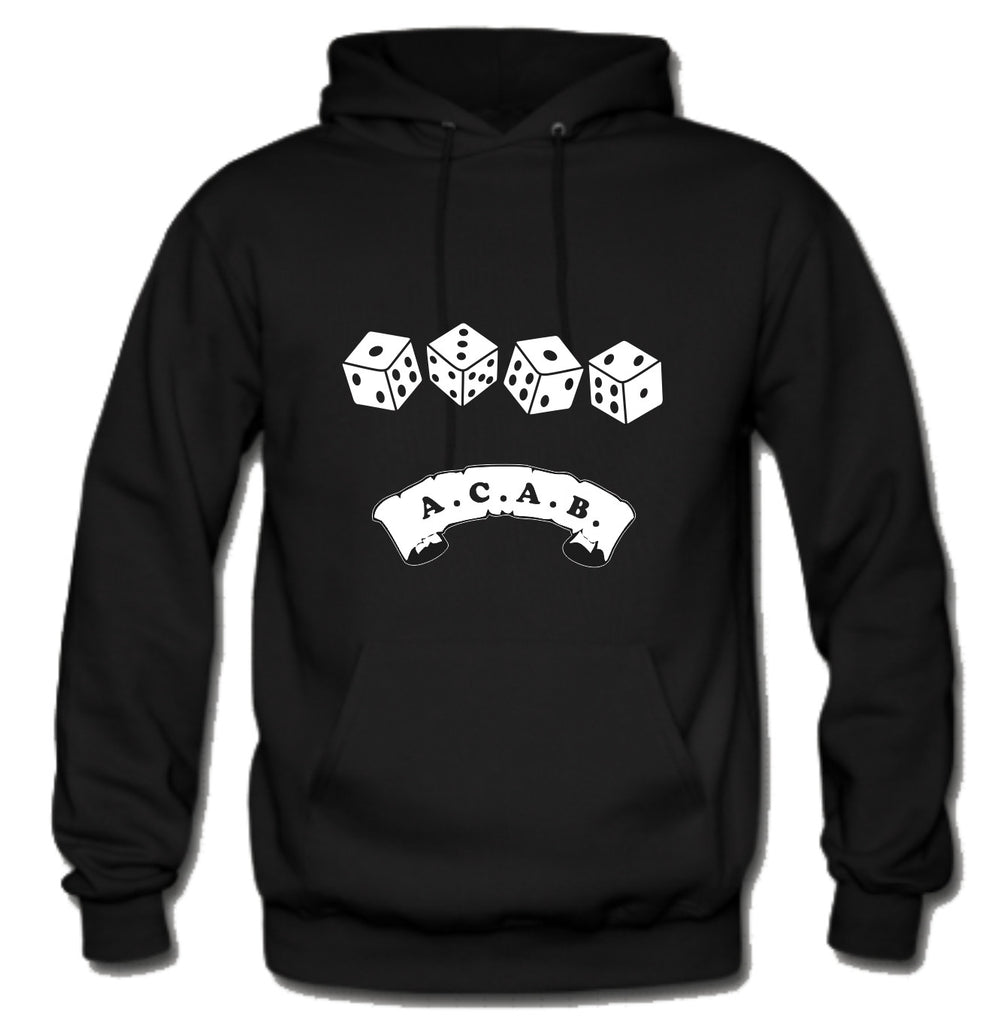 ACAB Scroll with Dice A.C.A.B. Hoodie