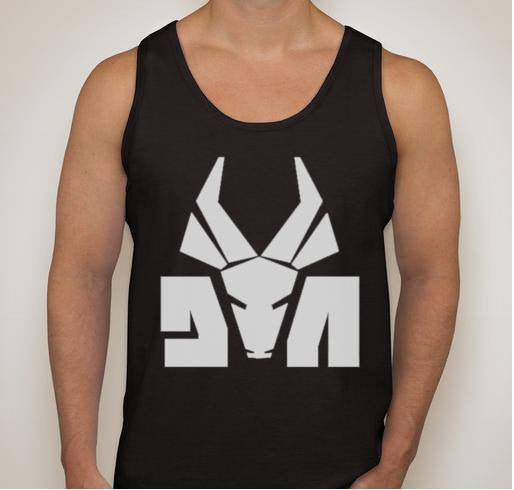 Die Antwoord Logo Ghost Gray Art Tank Top