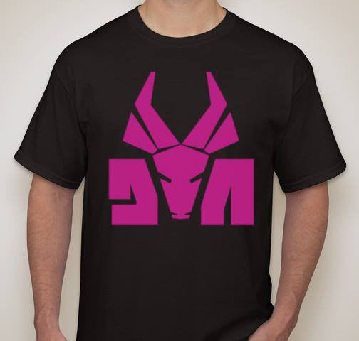 Die Antwoord Logo Pink Art T-shirt | Blasted Rat
