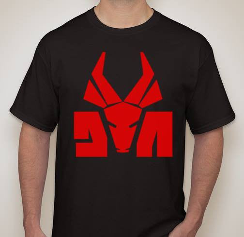 Die Antwoord Logo Red Art T-shirt | Blasted Rat