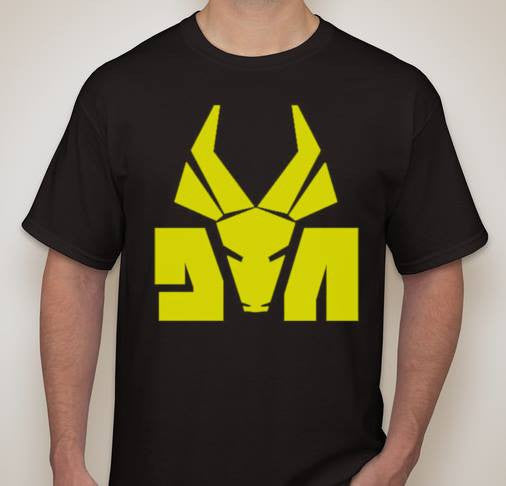 Die Antwoord Logo Yellow Art T-shirt | Blasted Rat