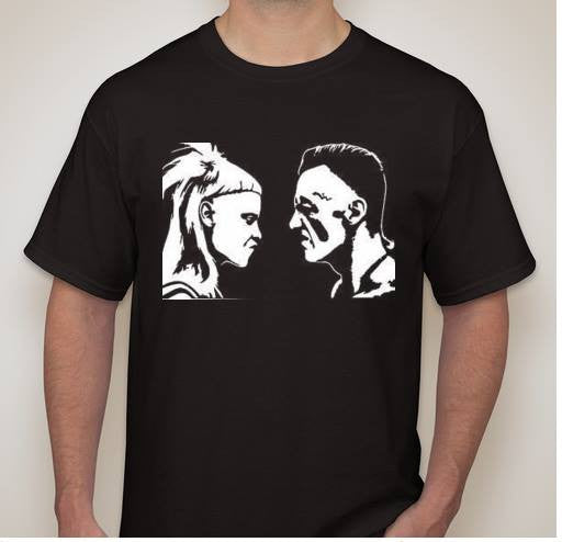 Die Antwoord Yolandi & Ninja Portrait T-shirt | Blasted Rat